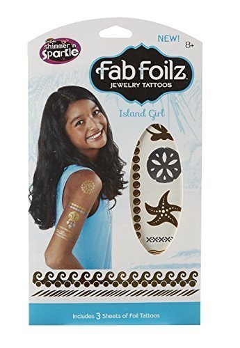 Shimmer and Sparkle Fab Foilz Body Art - Island Girl by Shimmer and Sparkle
