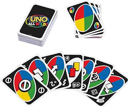 Mattel Games UNO All Wild Card Game for Family Night