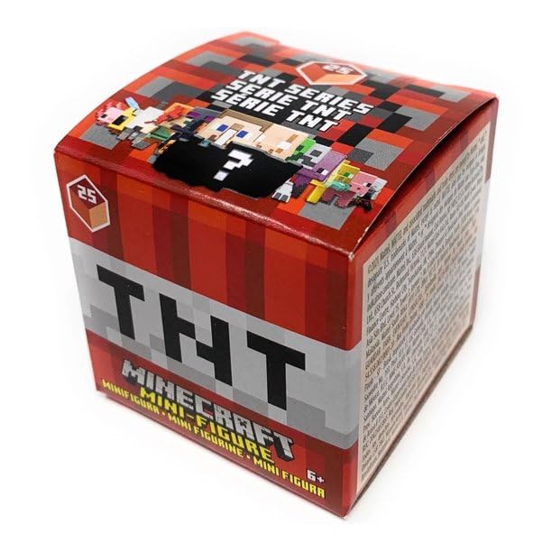 Minecraft TNT Series 25 Mini Figure Mystery Pack (Bundle of 3 Packs)