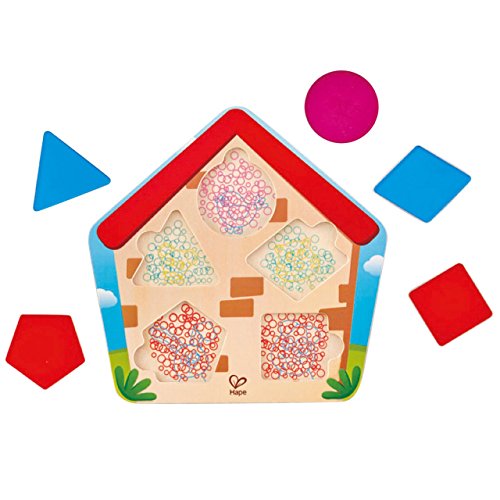 Hape Who’s in The House Puzzle Game, Multicolor, 5'' x 2''