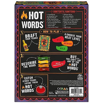 Spin Master Games Hot Words, Word Guessing Party Game, Board Game for Ages 12 & up, by Spin Master