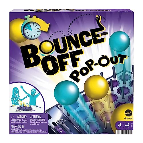 Bounce-Off Pop-Out Party Game for Family, Teens, Adults And Game Night, Balls Go Flying, No Batteries Required