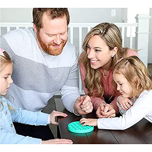 Macaron Color Among us Push pop Bubble Fidget Sensory Toys, Waterproof Silicone Material, Suitable for ADHD, ADD, Autism, Adults and Children. Relieve Stress and Anxiety