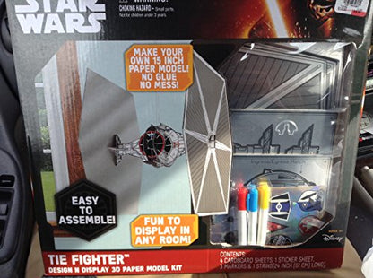 Star Wars:Tie Fighter Display And Design 3D Model Kit