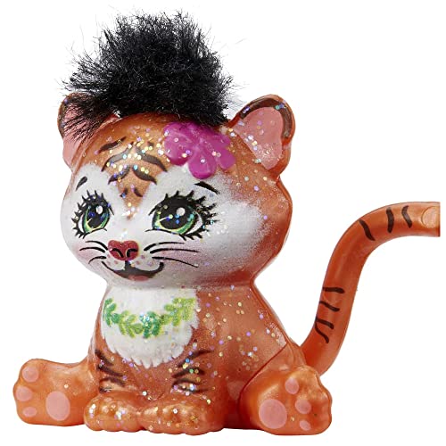 Enchantimals Junglewood Tuft Orange Striped Tiger Figure - GJX26 ~ Tanzie Tiger's Bestie