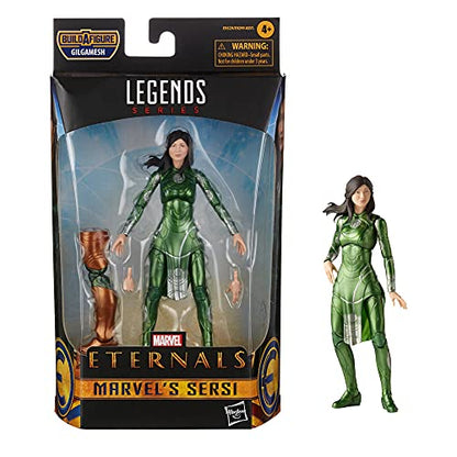 Marvel Legends Series The Eternals 6-Inch Action Figure Toy Sersi, Movie-Inspired Design, Includes 2 Accessories, Ages 4 and Up