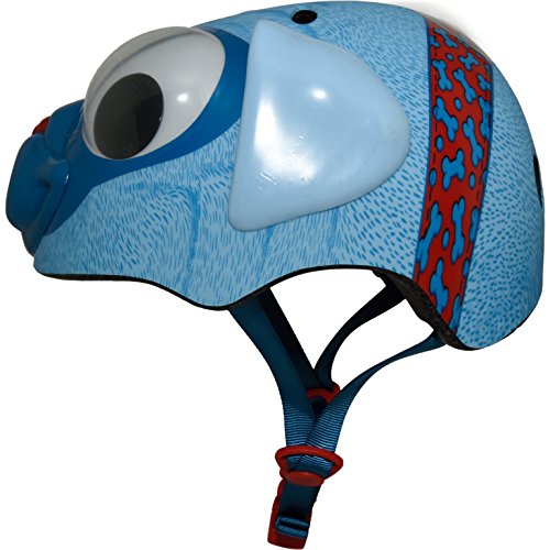 Bell Raskullz Pugsley Pug Blue Helmet with Googly Eyes, Multi (8052012)