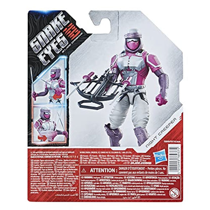 Snake Eyes: G.I. Joe Origins Night Creeper Action Figure Collectible Toy with Action Feature and Accessories, Toys for Kids Ages 4 and Up