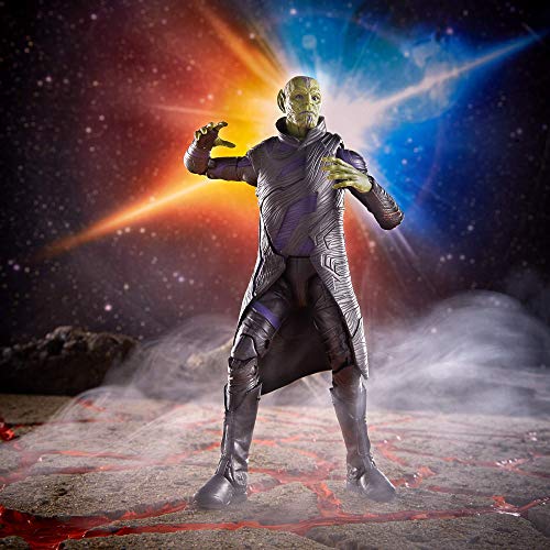 Marvel Captain Marvel 6-inch Legends Talos Skrull Figure for Collectors, Kids, and Fans