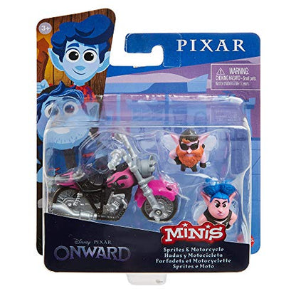 Disney / Pixar Onward Minis Sprites & Motorcycle Figure 2-Pack