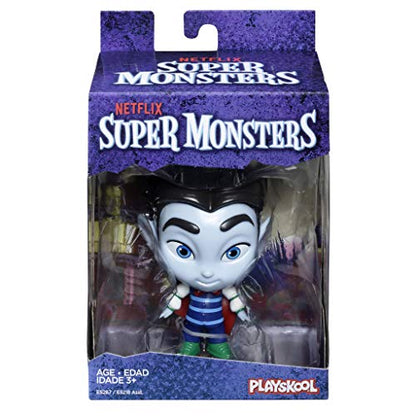 Playskool Netflix Super Monsters Drac Shadows Collectible 4" Figure Ages 3 & Up