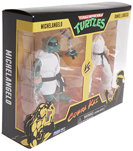 Teenage Mutant Ninja Turtles vs. Cobra Kai Mikey vs. Daniel LaRusso 2 Pack