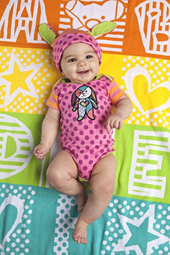 Britto Bebe Girl 0-6 Months Onesie and Hat