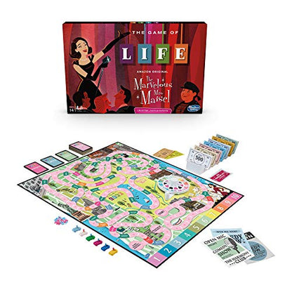 Hasbro Gaming The Game of Life: The Marvelous Mrs. Maisel Edition Board Game; Inspired by The Amazon Original Prime Video Series