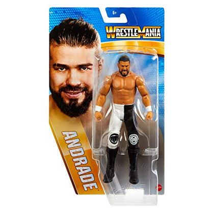 WWE Mattel Wrestlemania 37 Andrade Action Figure Posable 6 in Collectible and Gift for Ages 6 Years Old and Up