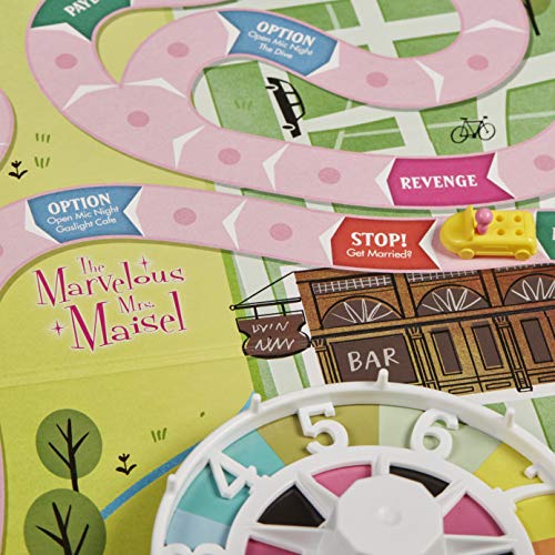 Hasbro Gaming The Game of Life: The Marvelous Mrs. Maisel Edition Board Game; Inspired by The Amazon Original Prime Video Series