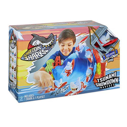 MGA Entertainment Shreddin' Sharks Tsunami Showdown Playset for Collectible Stunt Figures