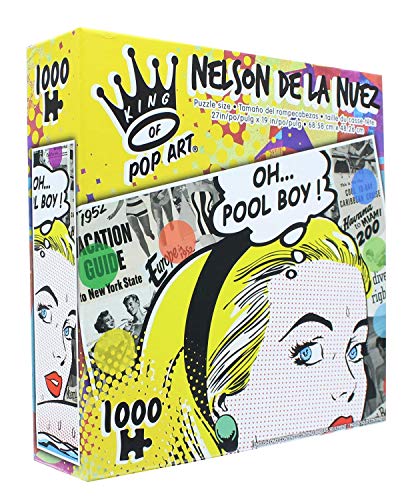 The Canadian Group King of Pop Art - Nelson De La Nuez - Oh... Pool Boy! - 1000 Piece Puzzle