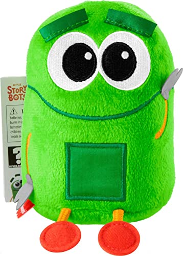 Fisher-Price StoryBots Animals with Beep Plush, take-along musical preschool toy for kids ages 3 years and up