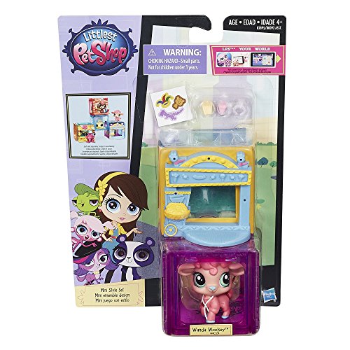 Littlest Pet Shop Mini Style Set with Lamb Figure