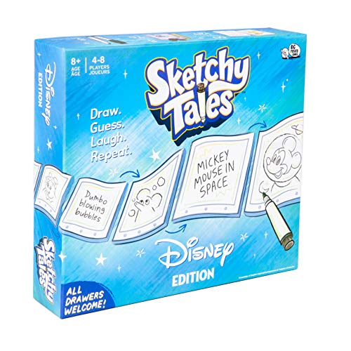 Disney Sketchy Tales Game - Magical Disney Games for Kids - Draw Your Favorite Disney Characters - Fun for Kids and Adults