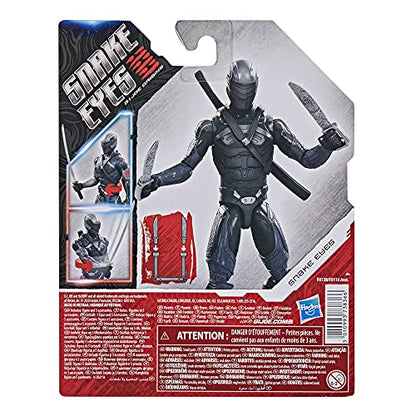 G. I. Joe Snake Eyes: G.I. Joe Origins Snakes Eyes Action Figure Collectible Toy with Fun Action Feature and Accessories, Toys for Kids Ages 4 and Up