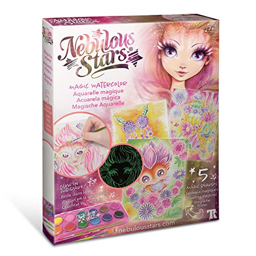 Nebulous Stars Petulia’s Magic Watercolor – Watercolor kit for kids – Glow-in-the-dark