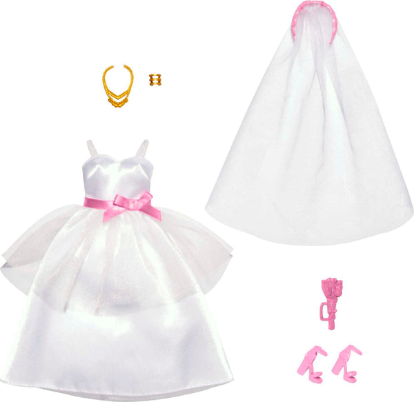 Barbie Bridal Fashion Pack – Wedding Dress, Veil & Accessories