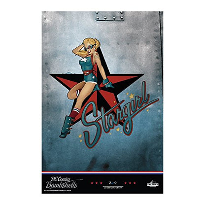 Factory Entertainment DC Comics DC Bombshells Lithograph Print Set