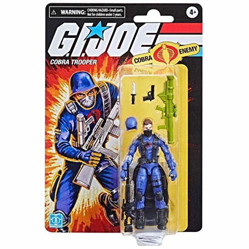 G.I. Joe Retro Cobra Trooper (Cobra Enemy) 3.75 Inch Exclusive Action Figure