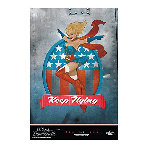 Factory Entertainment DC Comics DC Bombshells Lithograph Print Set