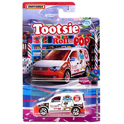 Matchbox Tootsie Roll Pop Volkswagen Caddy Delivery Diecast 1/64