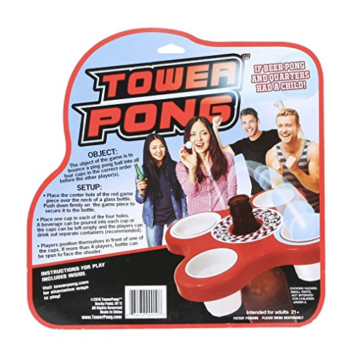 Tower Pong- A Portable New Game You Can Take and Play at Your Next Tailgate or Cookout