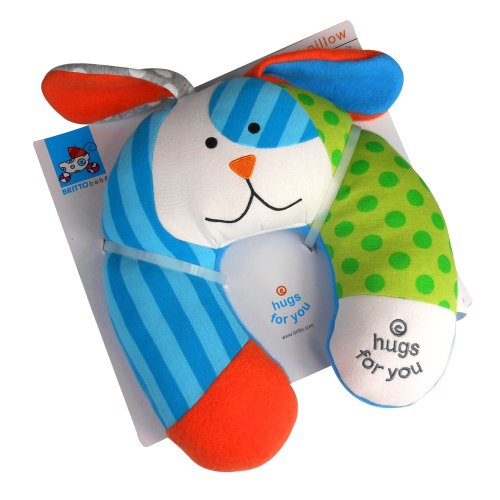 Enesco Gift Britto Le Bebe Puppy Travel Pillow