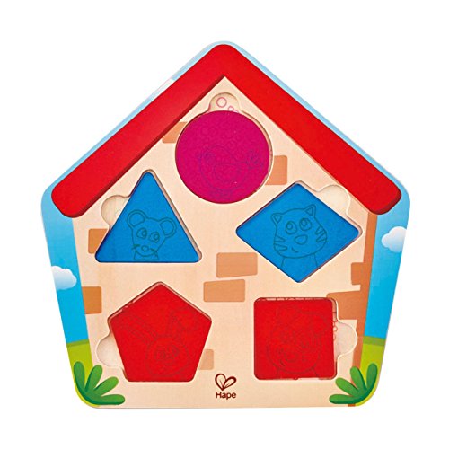 Hape Who’s in The House Puzzle Game, Multicolor, 5'' x 2''