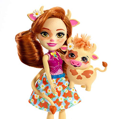 Spirit Enchantimals Doll and Small Animal Friend Figure, 6 inch Doll