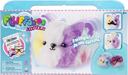 ORB The Factory Fluffables Marshmallow Motion Arts & Crafts, White/Purple/Yellow/Pink/Green, 11.75" x 2" x 6"