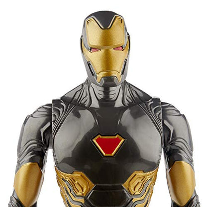 Avengers Marvel Titan Hero Series Blast Gear Iron Man Action Figure, 12-Inch Toy, Inspired by The Marvel Universe, for Kids Ages 4 and Up