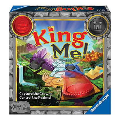 Ravensburger King Me Strategy Board Game Ages 8 & Up - A Fantastical Take On Classic Checkers