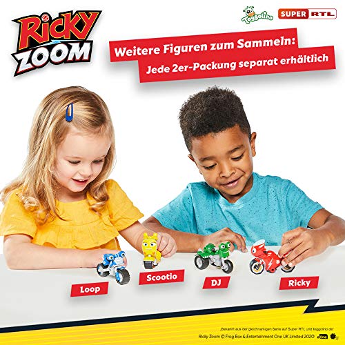 Ricky Zoom Loop & Scootio Motorcycle Toys (Set of 2), Multi