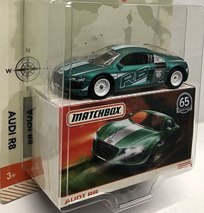 Matchbox Globe Travelers Green Audi R8 65TH Anniversary