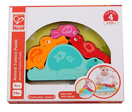 Hape Sleepy Animal Puzzle Game, Multicolor, 5'' x 2''