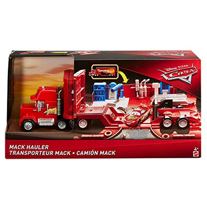 Disney Cars Toys Mack Hauler, Movie Playset, Toy Truck and Transporter, Racing Details for Story and Competition Play, Ages 4 and Up