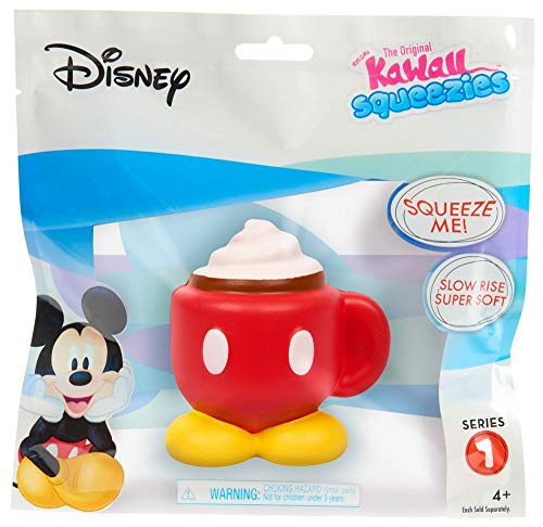 Kawaii Just Play Squeezies Mickey Cocoa, Multicolor