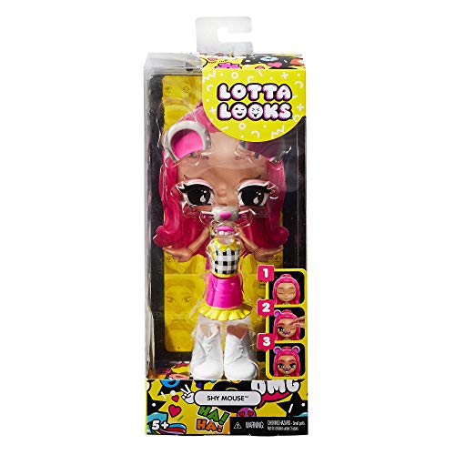 Lotta Looks Shy Mouse Mood Pack with Plug/Play Pieces, Multicolor (GGR24)