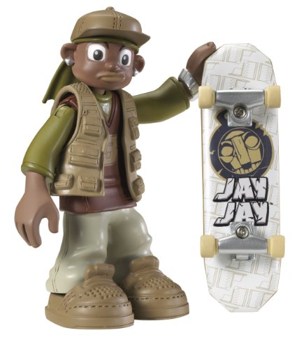 Mattel Rob Dyrdek's Wild Grinders Jay Jay Action Skate Set With DVD