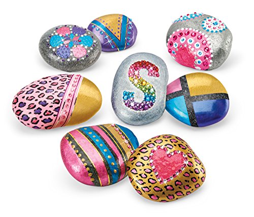 Shimmer ’n Sparkle Metallic Mania Rock Art DIY Kit for ages 6 and Up