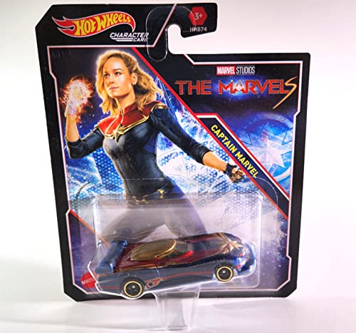 HOT Wheels Character Cars Marvel The Marvels [Captian Marvel]