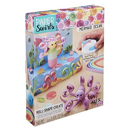 Alex DIY Paper Swirls 3D Mermaid Ocean Kids Art and Craft Activity