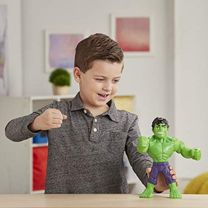 Playskool Heroes Marvel Super Hero Adventures Mega Mighties Hulk Collectible 10" Action Figure, Toys for Kids Ages 3 & Up